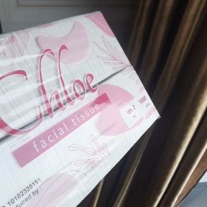 Tissue Facial CHLOE POP-UP / Belah 1000 Gram tisu murah tissu wajah kecantikan premium lembut
