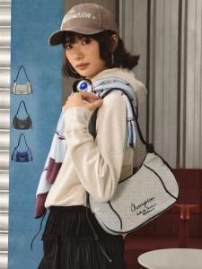 Champion | Trendy Colorful Shoulder Bag Canvas Denim