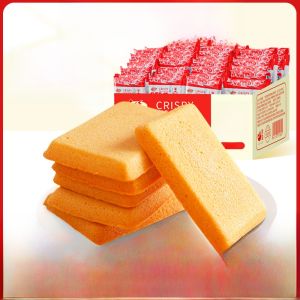 Snack Time Delicious Dry Toast Cake Bulk Pack Boxed Egg Pancake Breakfast Leisure Food Nutritional Digestive Biscuit