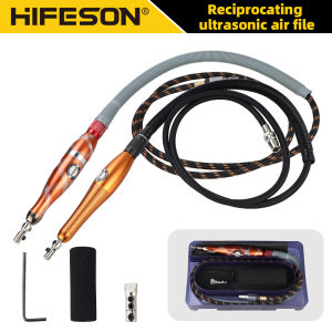 HIFESON Ultrasonic Pneumatic Polishing File Air Mini Grinding Pen Precision Detail Polishing 1-1.2mm Front And Rear Stroke 22000RPM