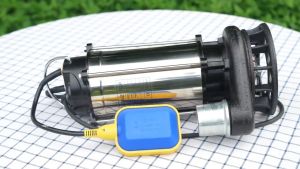 Submersible Pump 220V 60Hz Cutting Sewage Pump Small Dirty Water Ppump Septic Tank Mud Flood Sewage Discharge Water Pump