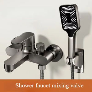 Bathroom Shower Faucet Mixing Valve Shower Shower Set Bathtub Mixing Switch Triple Hot and Cold Faucet Shower Faucet