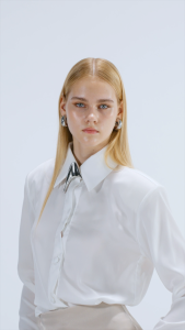 NICHP : Meteora Collection : Evora top ตกแต่งด้วยกระดุม มีอะไหล่เงิน ผ้าโพลีเอสเตอร์ ใส่ได้ทุกโอกาส ผ้านุ่มสบาย