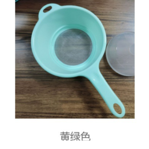 With Funnel Rice Spoon Strainer Strainer Kitchen Special Drain Colander For Home Creative Minimalist Strainer Plastic