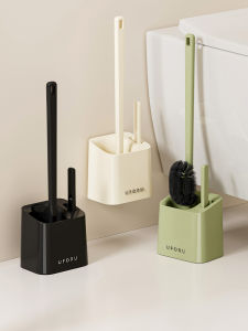 ชุดแปรงส้วมแบบไร้ร่องรอยสำหรับใช้ในบ้าน Comfort Zones Toilet Brush Set แปรงทำความสะอาดห้องน้ำแบบทนทาน