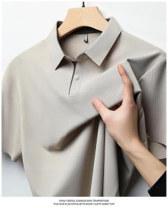 Áo Thun Polo Pierre Cardin Nam Tay Ngắn Mùa Hè Lụa Băng Cổ Polo Sợi Lụa Tay Lửng Thường Ngày Mùa Hè Tay Ngắn