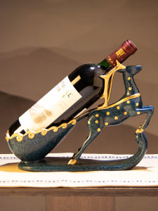 Elegant Hanging Wine Glass Holder New Chinese Style Decorative Kitchen Cabinet Decorations Luxury Bar Accessories Wine Decanter