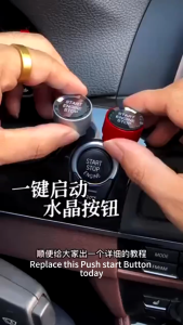 Crystal Style Car Start Stop Engine Switch Button Cover Trim For BMW F25 F26 G20 G30 F20 F22 F30 F34 F10 F18 F32 F01 F02