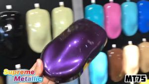 AIKKA MT75 Dark Purple | Supreme Pearlized Metallic | Automotive 2K Car Paint Motor Body Aerosol Spray Cat Kereta DIY