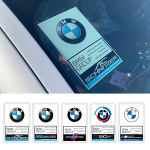 BMW | JDM Static Car Head Glass stlckers Decorattve Emblem Stickers Fit For BMW 320Li 325Li 330Li 325i E60 E64 E70 E83 E85 E87 E90 E92