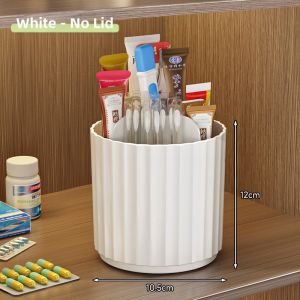 TUCHANG | Rotatable Sectioned Household Medicine Storage Organizer