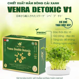 THẢI ĐỘC KÉP VENRA DOUBLE DETOXIC V1 – BỘT UỐNG THẢI ĐỘC TĂNG SỨC ĐỀ KHÁNGCẢI THIỆN VÓC DÁNG