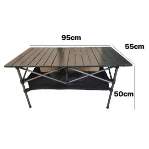 LINSI | Portable Camping Foldable Table with Net Pocket