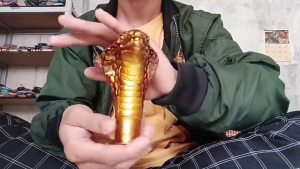 SHIFT KNOB MINI MOTIF COBRA SMAIL COKLAT KAYU/ TUAS GIGI TONGKAT PERSNELING / SHIFT KNOB MOBIL DIESEL