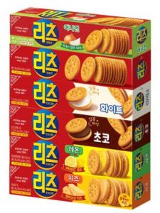 RITZ Original Flavor Biscuits Lemon Flavor 4 Boxes Crispy Sandwich Biscuits Imported from Korea Snacks/Nuts/Local Specialties