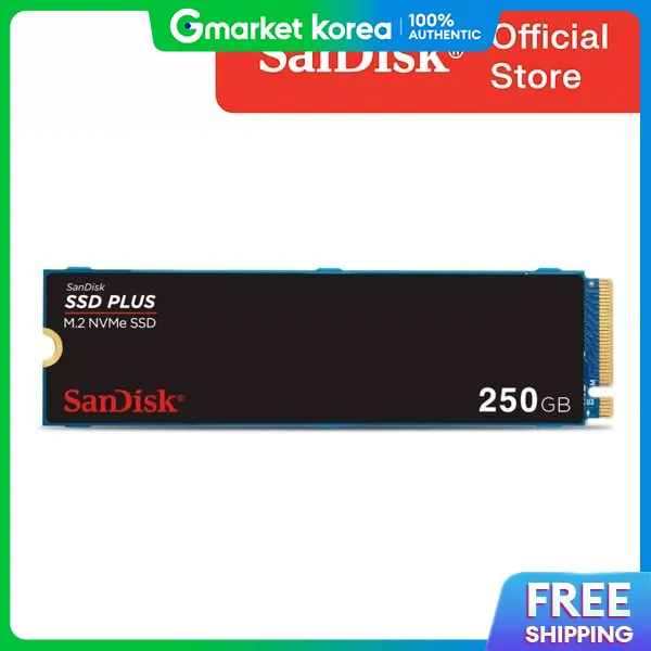 Sandisk | Sandisk Plus Nvme Ssd M.2 250Gb Ssda3N Pcie Gen3 3000Mb/S