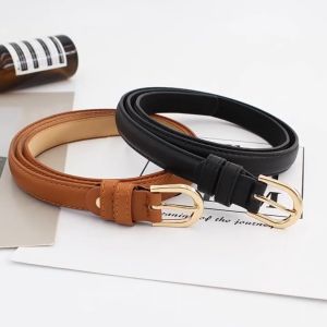 Ikat Pinggang Wanita Gesper Belt Kulit Sabuk Fashion Casual Korea Vintage New Trend Bahan Tebal BWAE