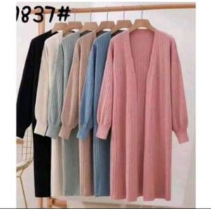 NHV Sweater Cewek Kekinian Cardigan Wanita Revita Buble Long