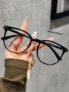 CHUTONG | Ultra-light Large Frame Cold Tea-colored Glasses for Myopia Womens Anti-blue Light Plain Glasses