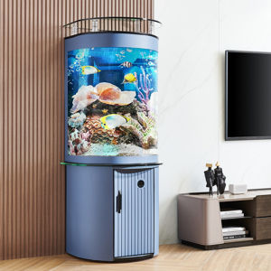 AJIASHUIZU | Half Circular Lazy Eco-friendly Maintenance-Free Aquarium