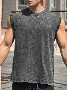 Sleeveless Training Muscle T-shirt Loose Fit