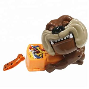 Beware of the Dog Game Bone Snatching Game Electric Barking Bulldog Toy Family Outdoor Party Interactive Prank Toy Birthday Gift