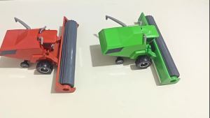 Takara Tomy | Pixar Cars Frank Metal Die-Cast Anime Figure Cartoon Harvester Model Car Racing Toys Childrens Birthday Gifts Collectibles