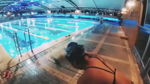 20/30/40lb Tali Latihan Renang Tali Resisten Untuk Latihan Kekuatan Lengan Latihan Berenang Swimming Freestyle Exercise Band