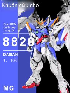 HIRM Big Class 8820EW1 Winged Suit Assembly Model Toy Robot High Quality Collectible MG Version Winged Suit Falling Feather