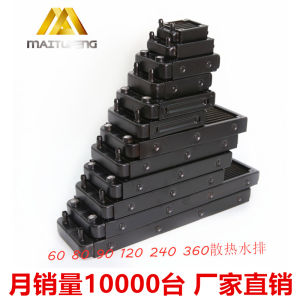Radiator Water Cooling Beauty Instrument 60/80/90/120/240/360 Pure Aluminum Threads Band Straight-Port Semiconductor