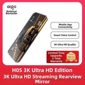 Aigo | Ultra HD Car DVR Rearview Image 360 Degree Parking Monitor Dual Camera