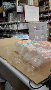 (ชามพร้อมฝา) ชาม PP57 พร้อมฝาโดมเจาะ - ไม่เจาะ ฝาเรียบ(ไม่เจาะ) ยี่ห้อSB 1000 ชุด