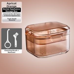 QIAOYANMEI | Elderly Dentures Portable Cleaning Storage Box