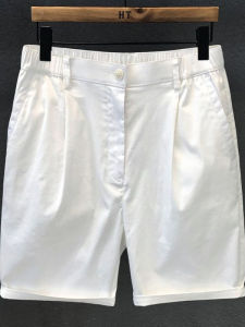 plus Size 300 Pounds Mens Suit Shorts Casual Thin Summer Leisure West Pants Trendy Versatile mid Waist Straight Leg Trousers