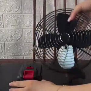 【Hot Sale】8นิ้ว พัดลมแบตเตอรี่ไร้สาย แบตเตอรี่ 2 ก้อน พัดลมแบตสว่าน พัดลมไร้สายแบตเตอร์รี่ พัดลมพลังสูงแบบพกพา ความจุแบต48V ลมใหญ่ ลมแรง ไม่ต้องเสียบไฟ ใช้ได้หลายสถานที่ (ร้านค้าไทย)