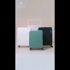 Cosas United PP021 Mate Series Front Opening PP Hardcase Luggage 20"/25"/29" Black/Green/Light Pink/White