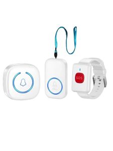 LZD  Trợ Giúp Không Dây Máy Nhắn Tin Cho Người Già Báo Động Cá Nhân Nhắc Nhở Kêu Cứu Chuông Cửa Điều Khiển Từ Xa Đồng Hồ Đeo Tay