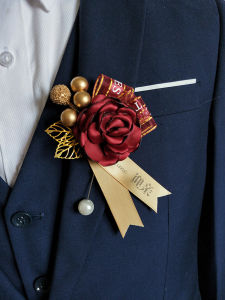 Wedding Corsage Family Bride and Bridesmaid Sisters Group Brothers Group Wedding Welcome Guests Opening Annual Meeting Korean Style Boutonniere