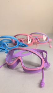 KANSA Kacamata Renang Snorkling Mask Anak 3-18 Tahun Dilengkapi Penutup Telinga & Anti Fog