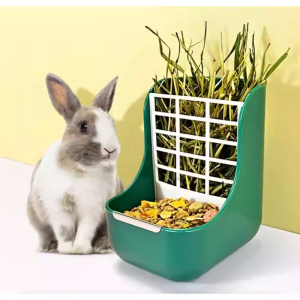 KuoLi | Indoor 2-in-1 Guinea Pig Rabbit Food Hay Feeder