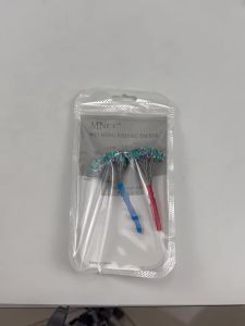 200Pcs/Bag Dual Color Silicone Fishing Space Beans Main Line Leader Line Fixing Beans Wear Resistant Positioning Accessories