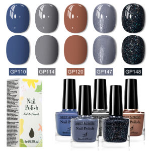 5 Cái/bộ 8Ml Sơn Móng Tay Dựa Trên Nước Lâu Dài Nhanh Khô Không Cần Đèn Làm Móng Tay Tiếp Liệu Cho Móng Tay