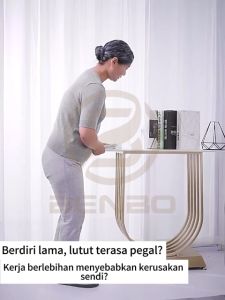 BENBO pijat lutut/Pijat pemanas kantung udara/Pijat kaki nirkabel/Pijat Kaki Sepenuhnya Otomatis Terapkan Kompres Panas
