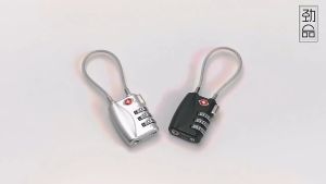3 Digits Combo TSA 309 Approved Luggage Travel Password Lock Resistance Travel Luggage Zinc Alloy Lock Password Padlock Kunci Locker Steel Wire
