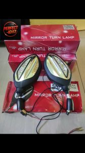Spion Bubut 3 Jari Led Menyala Universal Honda BeatVario Scopy