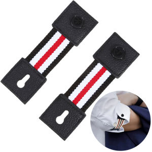 1 pair Multi Use Extenders Elastic Extended Buttons Clothes Fastener Trousers Pants Jeans Waist Belt Shirt Extension Snap Buckle