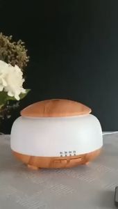 300ml 7 Color LED Light Aromatherapy Essential Oil Diffuser Wood Remote Control Ultrasonic Air Humidifier Cool
