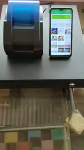 เครื่องพิมพ์ใบเสร็จ เครื่องปริ้นเตอร์ Bluetooth เครื่องปริ้น ไม่ต้องใช้หมึก ใช้งานง่าย Thermal Slip Printer รับประกัน รองรับ Android และพีซี