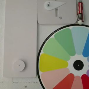 Vòng Quay May Mắnchất Liệu: Mica 2 Ly Chắc Chắn Dày Dặn Dùng Làm Dụng Cụ Dạy Học Mini Game Học Tập Khổ 30cm & 40cm