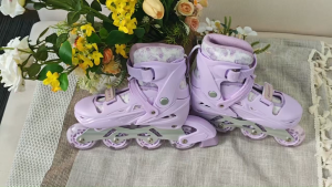 Adjustable Inline Skates with Full Light Up Wheels Outdoor Roller Skates Kids Roller Skates Blades for Adults Women Beginners Youths